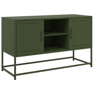 vidaXL Highboard Wei&szlig; 36x39x107 cm Stahl