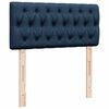vidaXL Ottoman-Bett mit Matratze Blau 90x190 cm Stoff