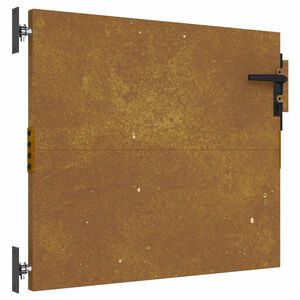 vidaXL Gartentor 85x75 cm Cortenstahl