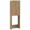 vidaXL Toilettenschrank ZWOLLE Artisan-Eiche 66 x 25,5 x 190 cm
