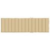 vidaXL Sonnenliegen-Auflage Melange Beige 200x70x4 cm Stoff