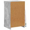 vidaXL Sideboard mit LED-Leuchten Betongrau 41x37x67 cm