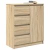 vidaXL Sideboard mit Schubladen Sonoma-Eiche 71x35x84 cm Holzwerkstoff