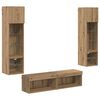 vidaXL TV-Wandm&ouml;bel 6 stk. Artisan-Eiche Holzwerkstoff