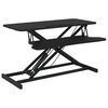 vidaXL Arbeitsstation Verstellbar 90x40x(13-50) cm Stahl Holzwerkstoff