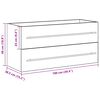vidaXL Waschbeckenunterschrank Schwarz Eichen-Optik 100x38,5x48 cm