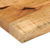 vidaXL Tischplatte 160x40x3,8 cm Baumkante Massivholz Raues Mangoholz