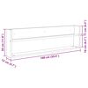 vidaXL Magazinregal 2 pcs Artisan-Eiche 100 x 12 x 30 cm Holzwerkstoff