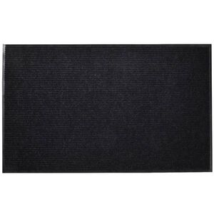 vidaXL T&uuml;rmatte Schwarz 90 x 150 cm PVC
