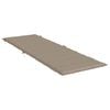 vidaXL Sonnenliegen-Auflage Taupe 186x58x4 cm Oxford-Gewebe