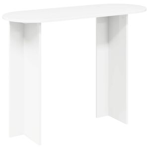 vidaXL Konsolentisch Wei&szlig; 100 x 39,5 x 75 cm Holzwerkstoff