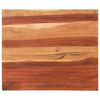 vidaXL Tischplatte Massivholz Akazie 25-27 mm 60x70 cm