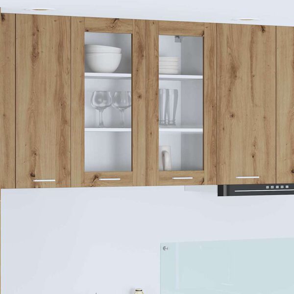 vidaXL H&auml;ngeschrank Artisan-Eiche 80 x 31 x 80 cm Holzwerkstoff