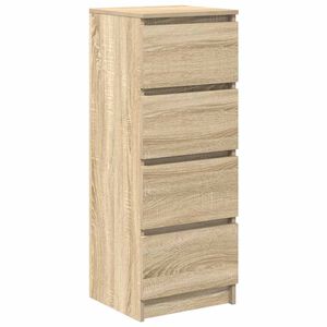 vidaXL Sideboard Sonoma-Eiche 37,5x35x99 cm Holzwerkstoff