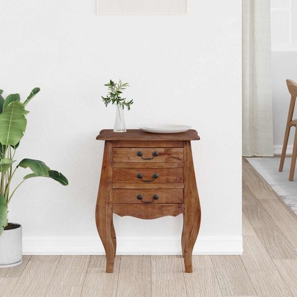 vidaXL Aufbewahrungstruhe 48 x 35 x 64 cm Massives Mahagoni Holz