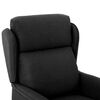 vidaXL Massagesessel mit Kissen Schwarz 93,5 x 67,5 x 101,5 cm Stoff