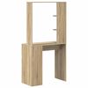 vidaXL Schreibtisch Sonoma-Eiche 78,5 x 37 x 154,5 cm Holzwerkstoff