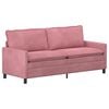 vidaXL Sofa Rosa 196 x 81 x 87,5 cm Samt
