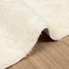 vidaXL Teppich Shaggy Hochflor NAVARRA Creme 160x160 cm Polyester