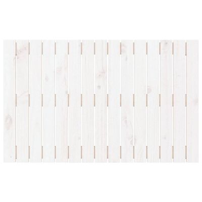 vidaXL Wand-Kopfteil Weiß 95,5x3x60 cm Massivholz Kiefer