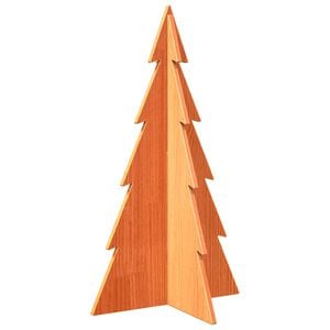 vidaXL Weihnachtsbaum Holz zum Schm&uuml;cken 80 cm Massivholz Kiefer