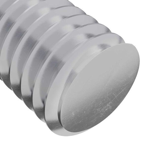 vidaXL Schraube 2 pcs Silber 8 x 25 mm Stahl