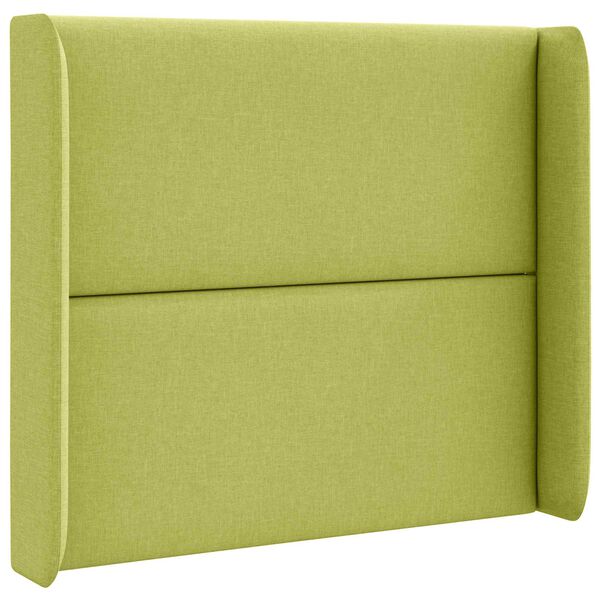 vidaXL Kopfteil Ohr Grau 80 x 16 x 4 cm Stoff