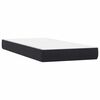 vidaXL Boxspringbett mit Matratze & LED Schwarz 180x220 cm Samt