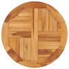 vidaXL Drehplatte Teak Massivholz