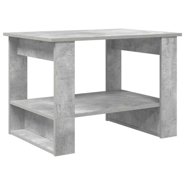 vidaXL Couchtisch Beton Grau 72 x 50 x 50 cm Holzwerkstoff