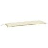 vidaXL Gartenbank-Auflage Cremewei&szlig; 150x50x7 cm Oxford-Gewebe