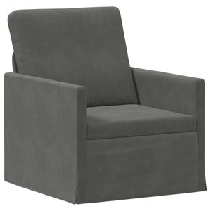 vidaXL Einzelsofa Dunkelgrau 70 x 81 x 82 cm Cordstoff