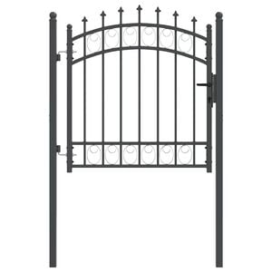 vidaXL Zauntor mit Spitzen EMMEN 104 x 97 cm Abschlie&szlig;bar