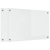 vidaXL Küchenrückwand Transparent 80 x 50 cm Gehärtetes Glas