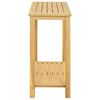 vidaXL Gartenkonsole Tisch Helles Akazienholz 80 x 35 x 75 cm
