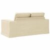 vidaXL Sofa Creme Gesamtabmessungen: 162 x 80 x 82 cm (B x T x H) Samt