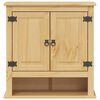 vidaXL Bad-Wandschrank Corona 70x33x71,5 cm Massivholz Kiefer