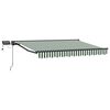 vidaXL Manueller Markisenrahmen mit LEDs 3,5 x 2,5 m