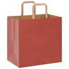 vidaXL Papiertragetaschen 50 Stk. mit Henkeln Rot 26x17x25 cm