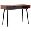 vidaXL Computertisch mit Schublade Braun 110x50x75 cm Holzwerkstoff