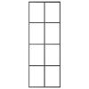 vidaXL Schiebetür mit Beschlag 76x205 cm ESG-Glas & Aluminium
