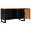 vidaXL TV-Schrank 80x33x46 cm Massivholz Akazie & Holzwerkstoff