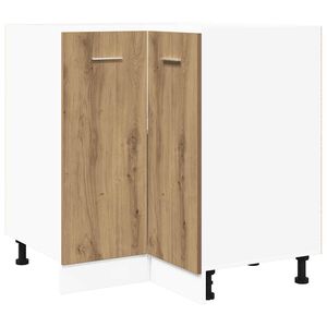 vidaXL K&uuml;chenschrank Lyon Artisan-Eiche 75,5x75,5x81,5 cm Holzwerkstoff