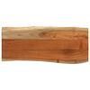vidaXL Tischplatte 100x40x3,8cm Rechteckig Massivholz Akazie Baumkante
