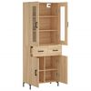 vidaXL Highboard Sonoma-Eiche 69,5x34x180 cm Holzwerkstoff