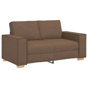 vidaXL 2-Sitzer Sofa Braun 160x78x84 cm Stoff