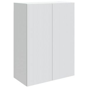 vidaXL Wandschrank Wei&szlig; 66 x 34,5 x 90 cm Holzwerkstoff