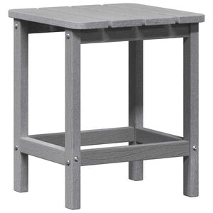 vidaXL Beistelltisch Hellgrau 38 x 38 x 46 cm Polyethylen