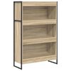 vidaXL B&uuml;cherregal 80 x 30 x 121 cm Holzwerkstoff Sonoma