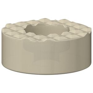 vidaXL Stuhlbein Bodenbesch&uuml;tzer 2 Stk. Transparent &Oslash; 15 x 16 mm PVC